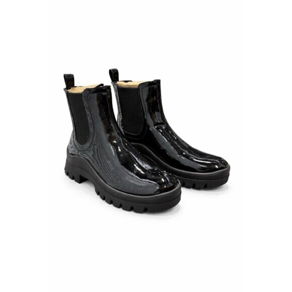 Mix No. 6 Lardon Size 9M Combat Moto Boot Women’s Patent Leather